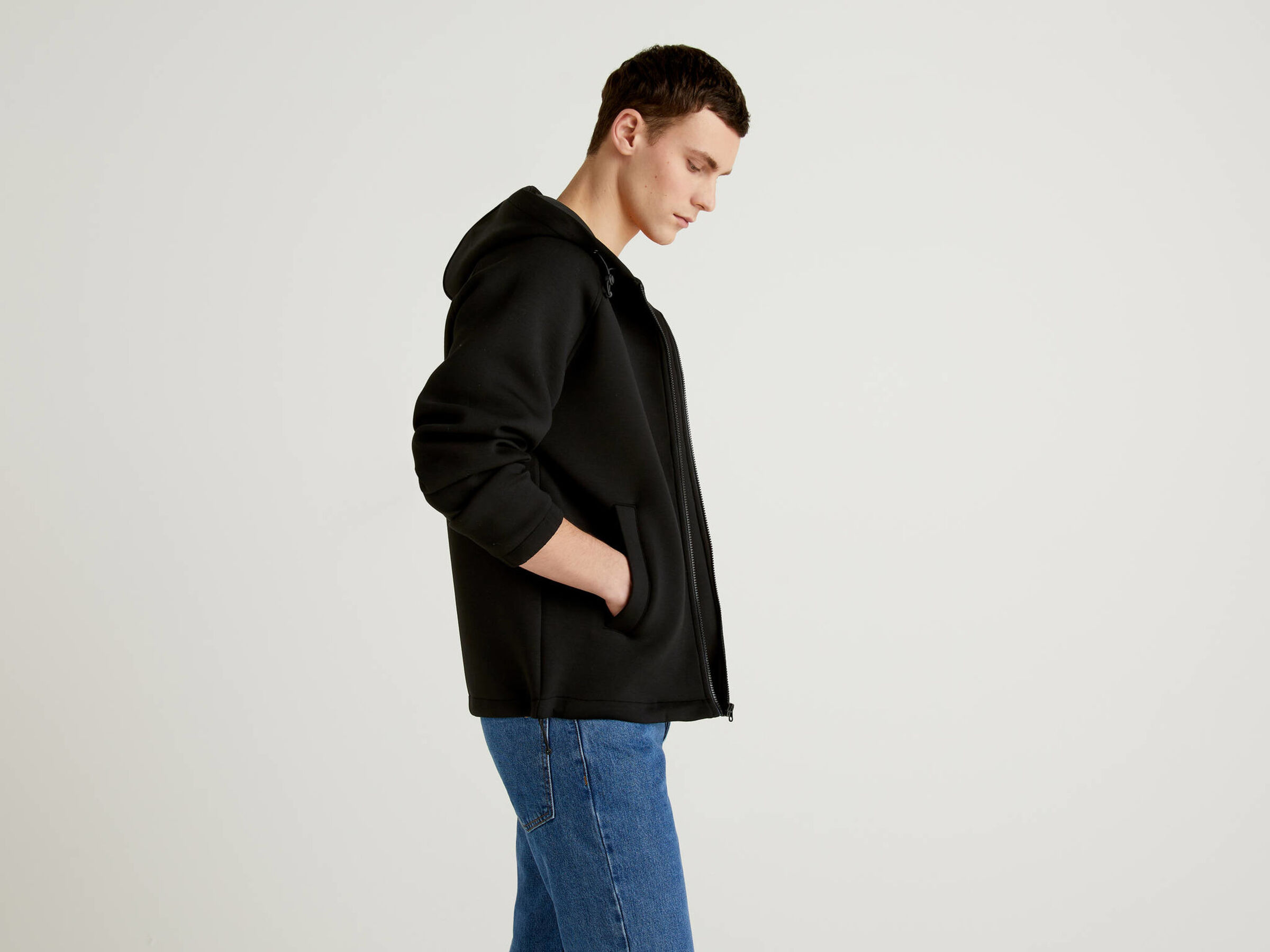 Jacke aus Neopren mit Kapuze Herren image number 3